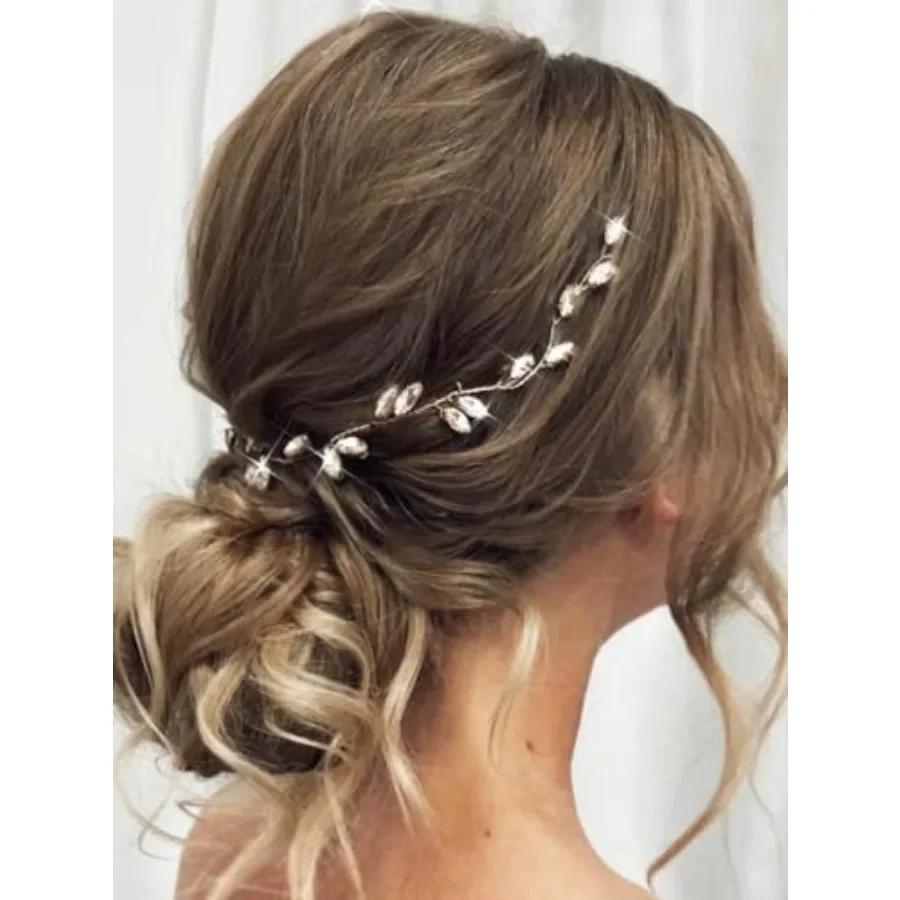 

Rhinestone Wedding Hair Vine Bridal Hair Accessories for Women,one size