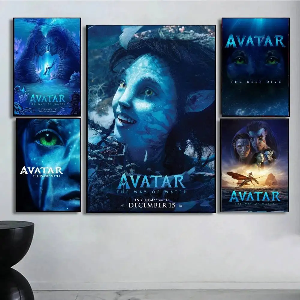 A-الصورة الرمزية 2 الفيلم الكلاسيكي خمر الملصقات HD جودة جدار الفن الرجعية الملصقات لديكور جدران غرفة المنزل #4