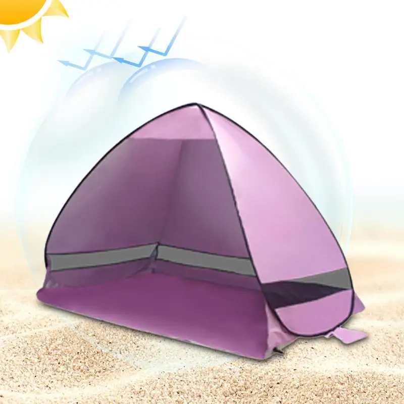 Shade UPF 50 Shelter Anti-UV Camping Tent Easy Setup Shelter Beach Essentials Outdoor Gear For Park Picnic Fishing Courtyard