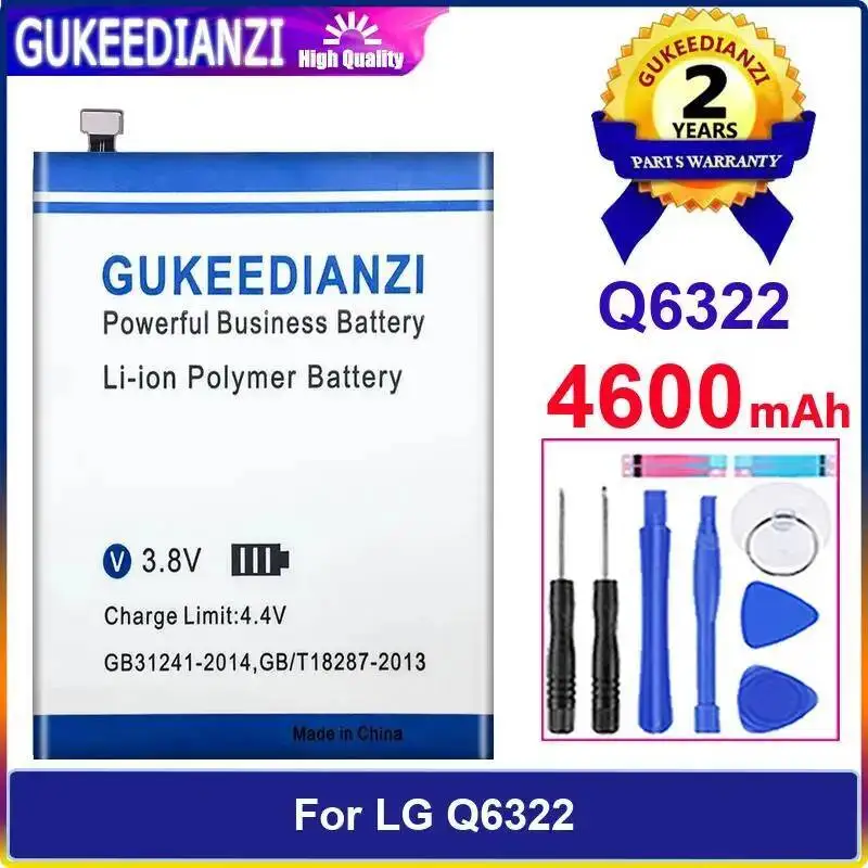 

Mobile Phone Battery Reliable Power For LG Q6322 4600Mah