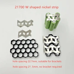 1Meter  21700 Nickel plated strip  Center Distance 21.5/22.7mm Oblique W-type  Nickel Sheet Spot Welding Lithium Batterys