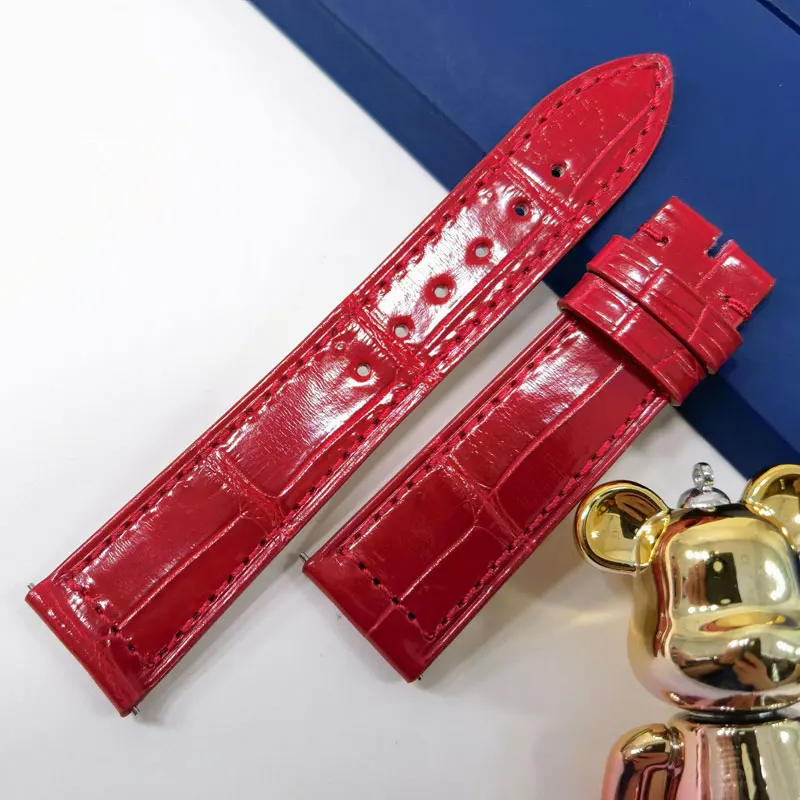 

FUYIJIA 16MM 18MM Nile Crocodile Skin Watchbands Master Handmade Custom F-ranck M-uller Substitute Strap Genuine Crocodile Belt