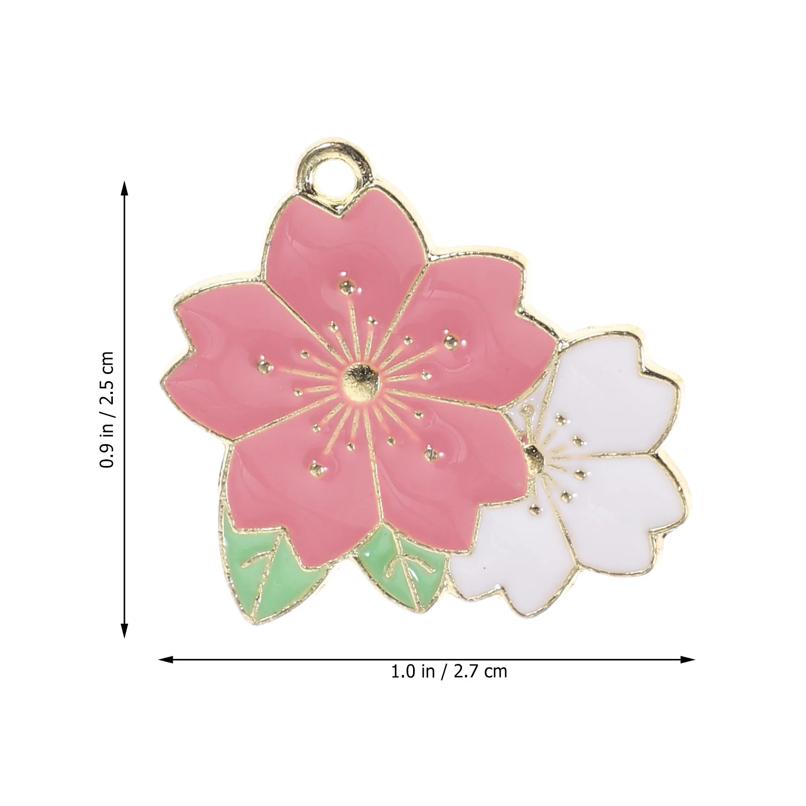 

50 шт., подвески из сплава с мультяшным цветком, подвески для DIY, брелок, ожерелье, браслет, креативные ювелирные аксессуары, подвесные