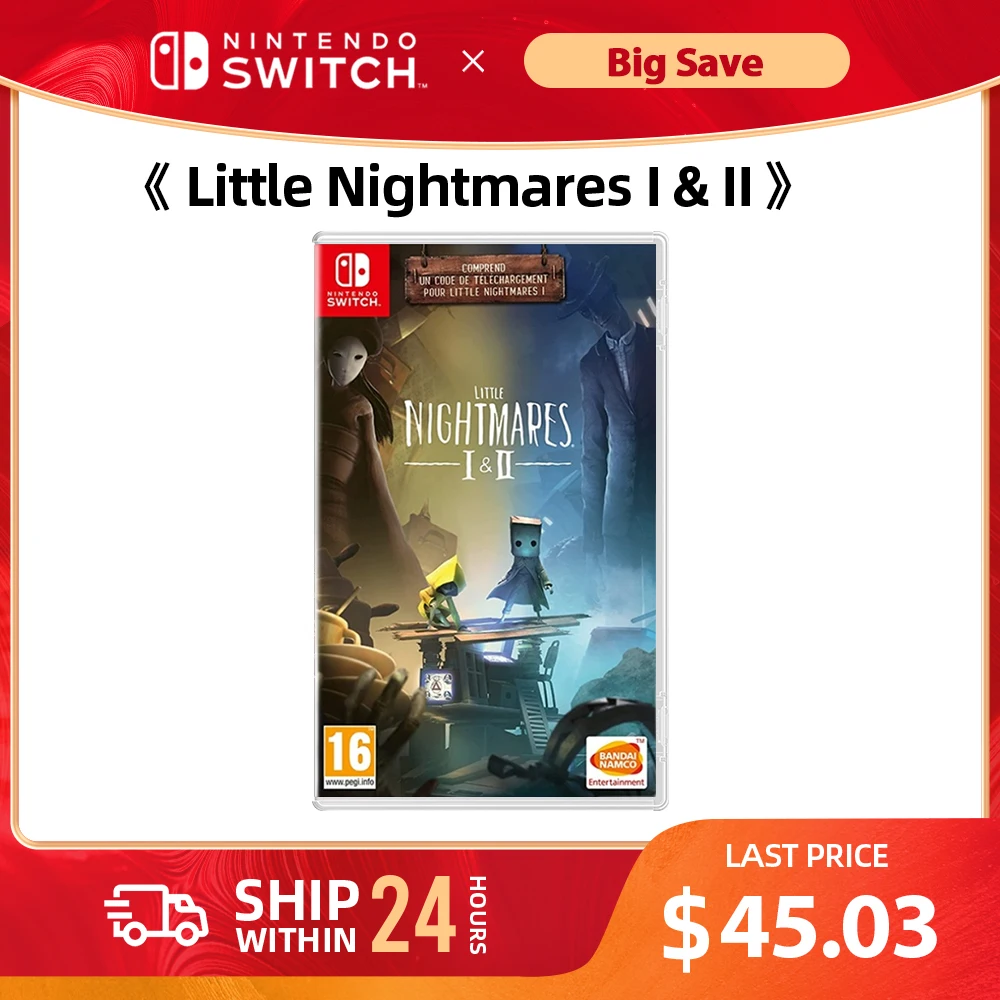 Little Nightmares I II Collection Nintendo Switch Game Deals Physical for Nintendo Switch OLED Switch Lite Switch Game Card