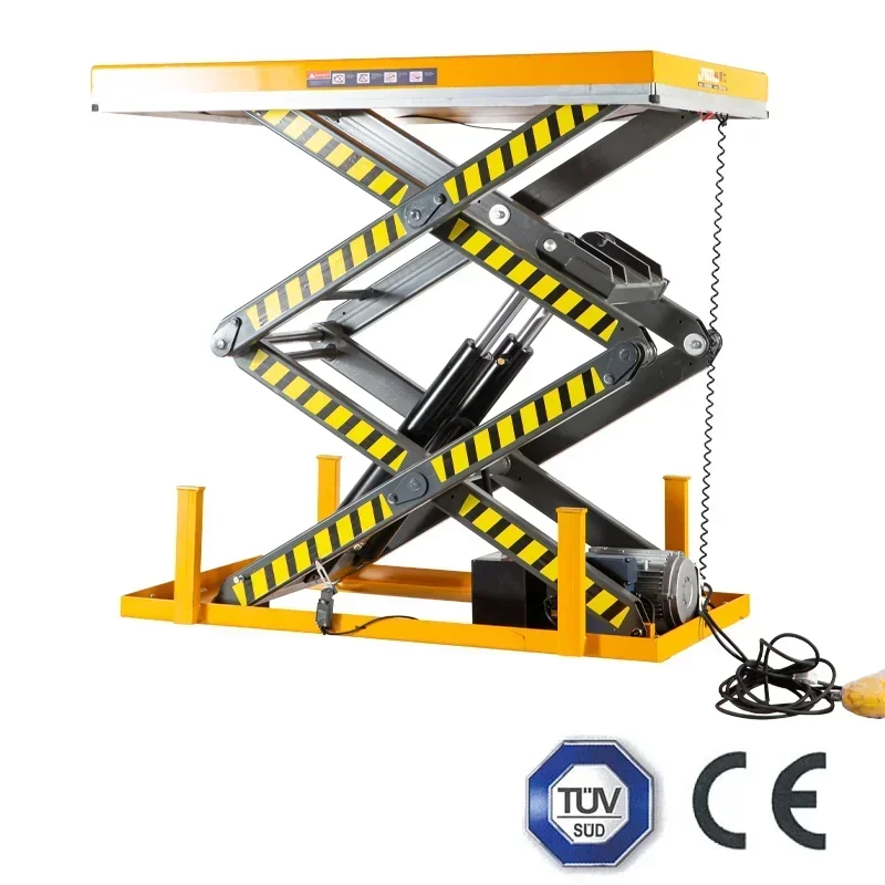 Scissor Electric Lift Platform Car Lift Table 2m 3m 500kg Hydraulic Lift