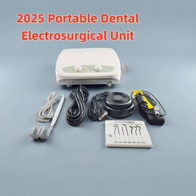

GINA2025 Portable Dental Electro Electrosurgery Unit High Frequency Electric For Orthodontic Restoration Cutting With 7pcs Knife