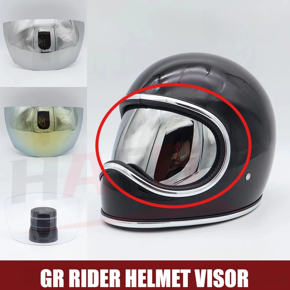 

For GR RIDER Space Helmet Visor Mini Moto3 Full Helmet Visor Helmets Replacement Accessories