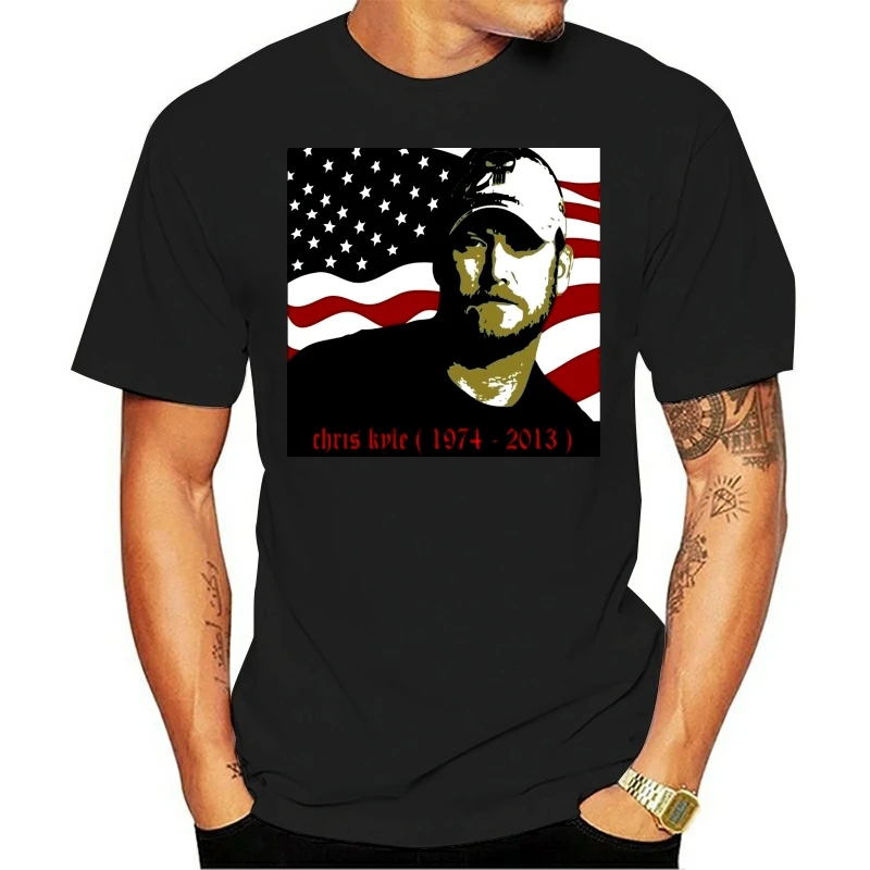 Chris Kyle American Sniper 1974 - 2020 Cotton Men's T Shirt