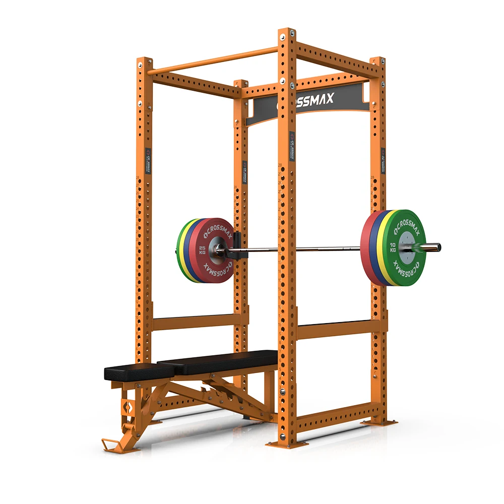 مصنع اللياقة البدنية معدات الصالة الرياضية قوة رف كامل / نصف القرفصاء