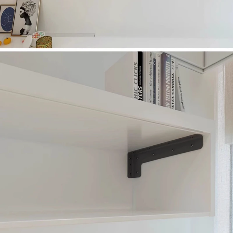 Heavy Duty Floating Bracket Invisible Wall Mounted Support for Cabinet Home Hidden Triangle Bracket Secure Mounting Hardware