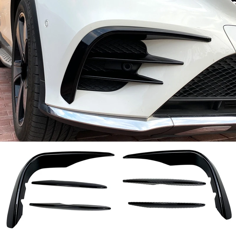 

Front Bumper Spoiler Splitter Cover Grille Trim For Mercedes-Benz GLC-Class X253 2016-2019 GLC260 GLC43 AMG