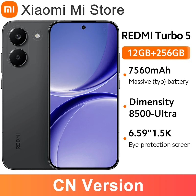 Redmi Turbo 5 Chinese Version 6.59” Dimensity 8500-Ultra 50MP Sony