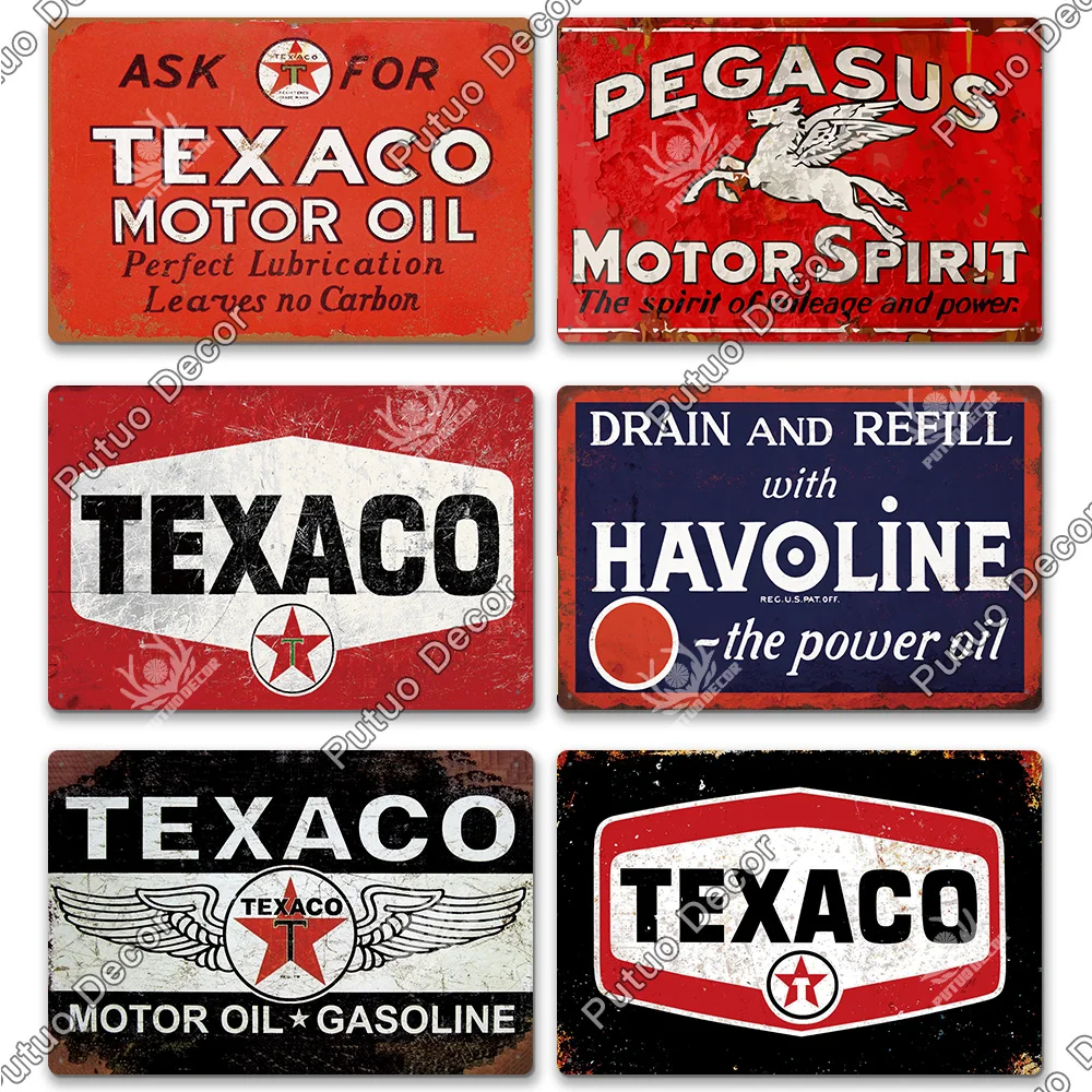 Putuo Decor Mobil Tin Sign Metal Sign Vintage Plaque Metal for Garage Decor Tin Posters Bar Pub Man Cave Wall Decoration