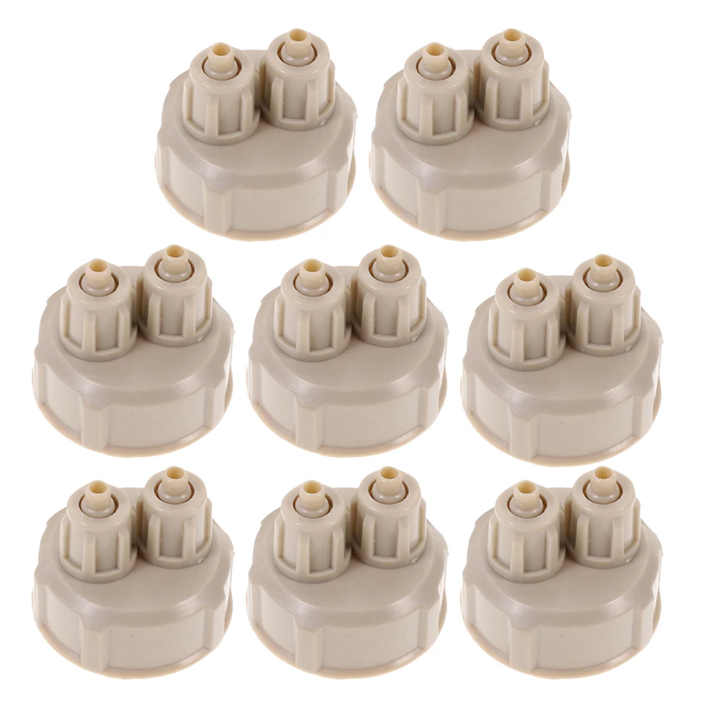 8 pcs Quick Tightening Co2 Bottle Cap High Pressure Resistant Replacement Cover For Diy Aquarium Co2 Systems Multifunctional