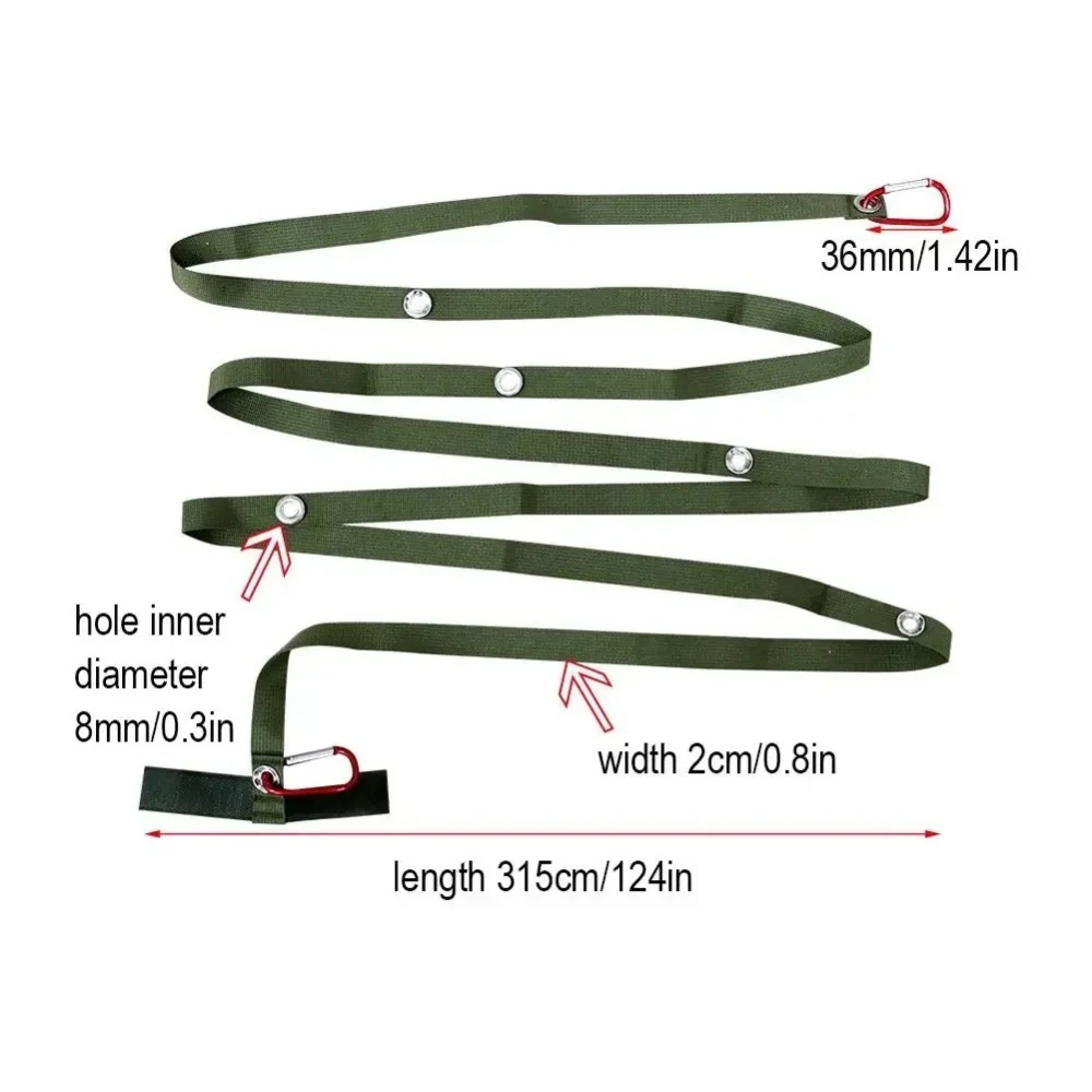 Outdoor Drawstring Camping Equipment Accessories Clothesline Hanging Object Drawstring Multifunctional Adjustable Drawstring
