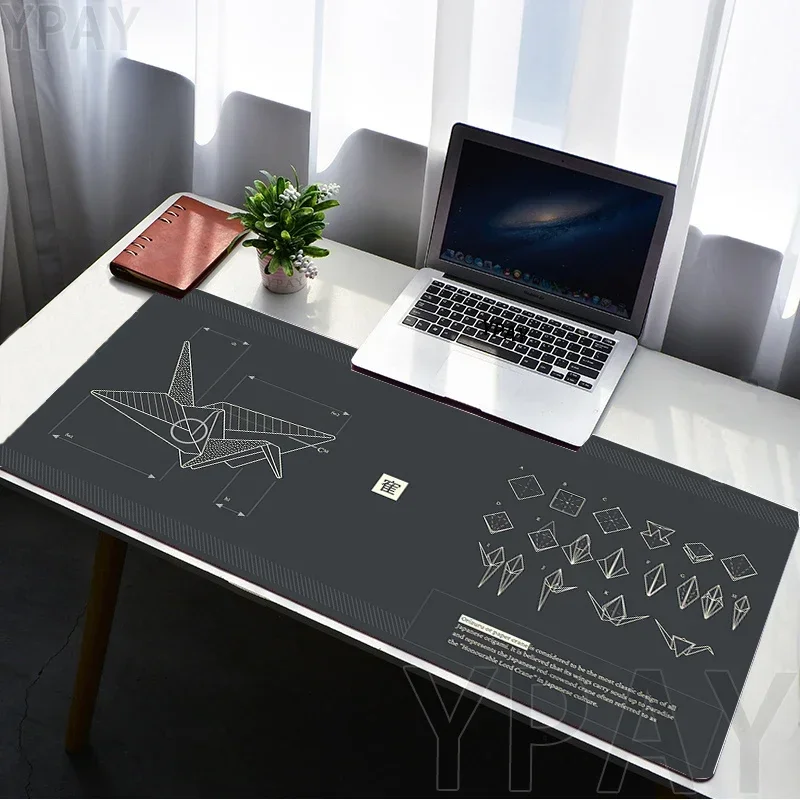 Preto e branco borda de bloqueio mouse esteiras 900x400 grande mouse pad borracha mousepads gamer mousepad mesa almofadas teclado