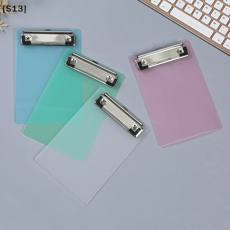 

Simple A6 Bill Clipboard Memo Pad Clip Board Loose-leaf Notebook File Writing Clamps Paper Holder Office School Supplies[S13]