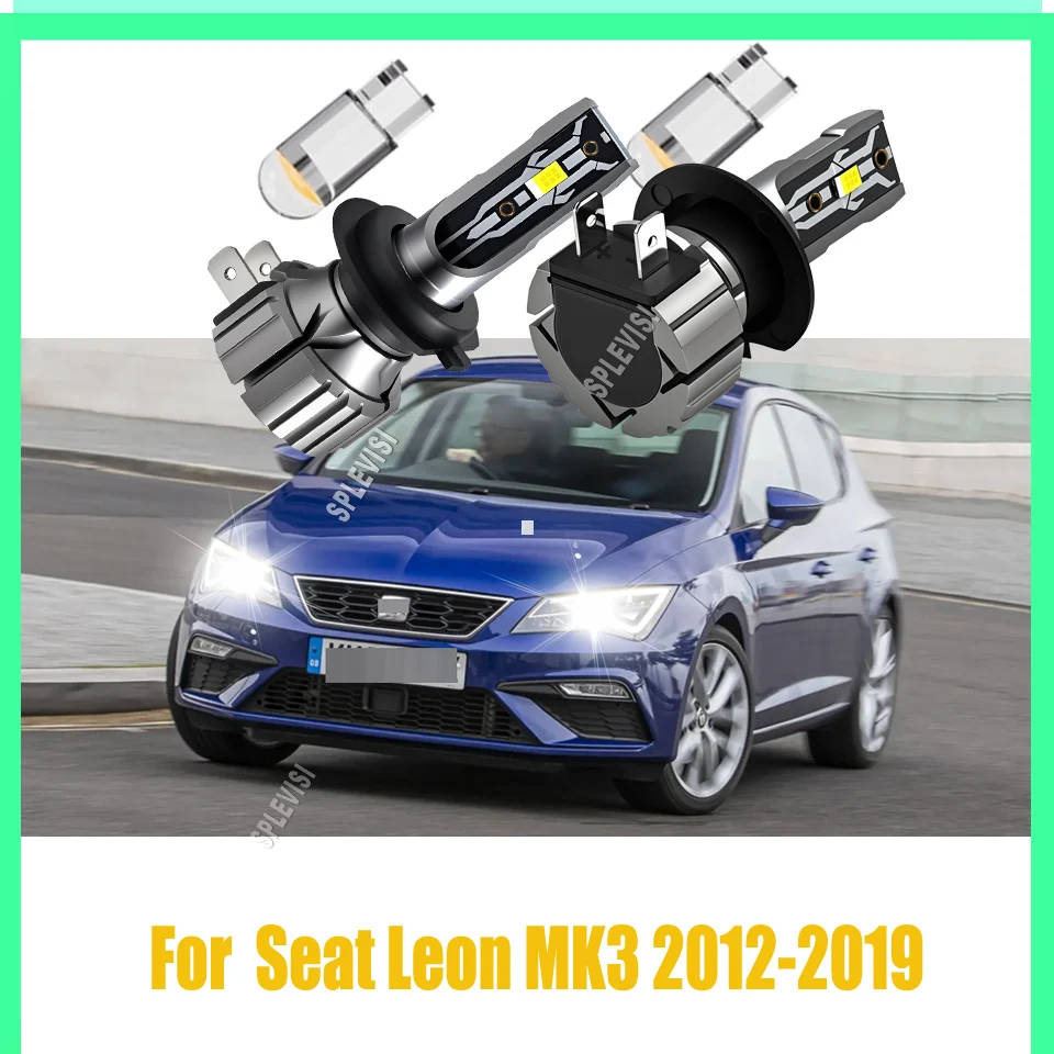 

Illumination with High-Quality H7 CSP LED 75W White Headlight Upgraded Bulbs - For Seat Leon MK3 2012 2013 2014 2015 2016-2019