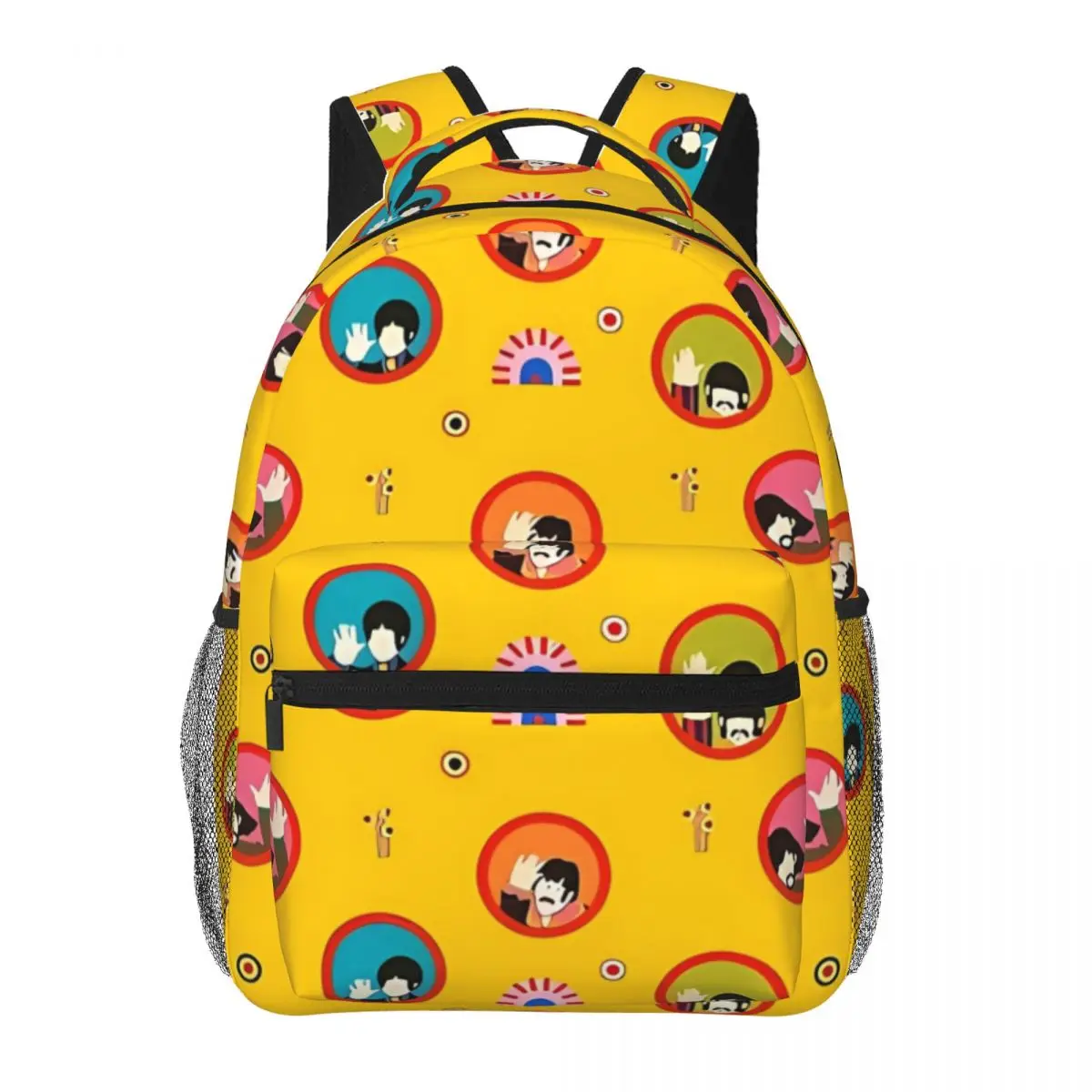 Colorful Submarine Pattern New Fashion High Capacity Waterproof Backpack Trendy Girls Boys Laptop School Book Bag