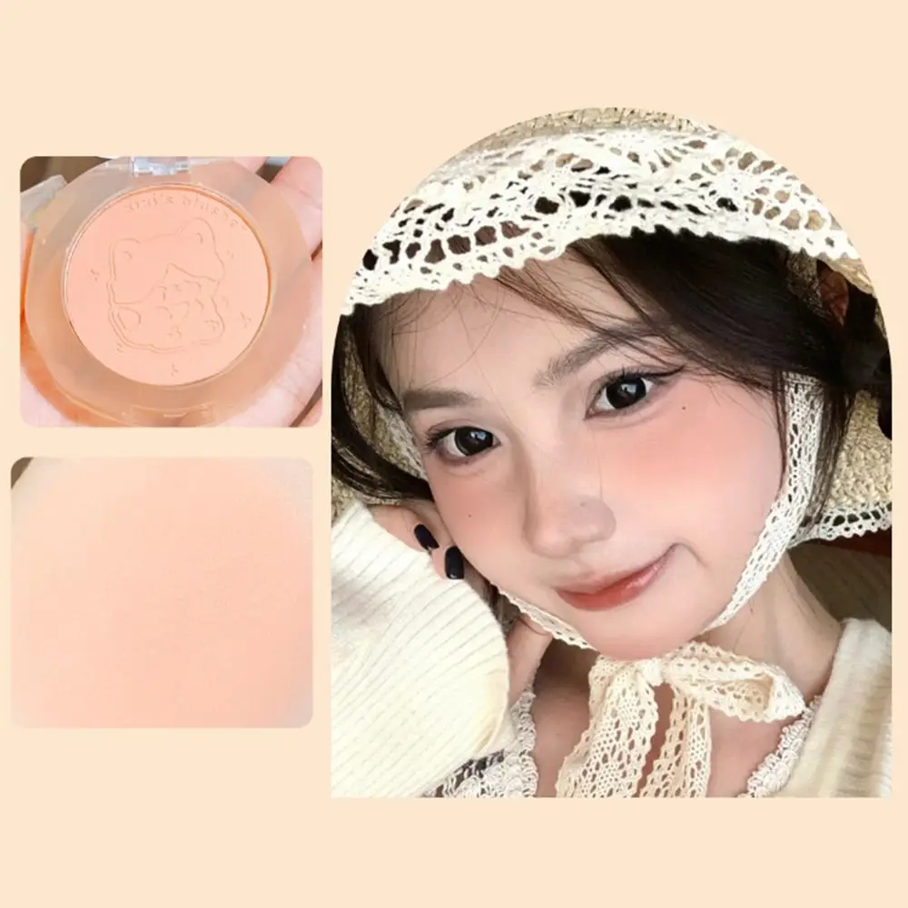 

Sweet Cute Doll Blush Palette Long-lasting Radiant Facial Mist Blusher Blendable Portable Cheek Tint Rouge Student Makeup