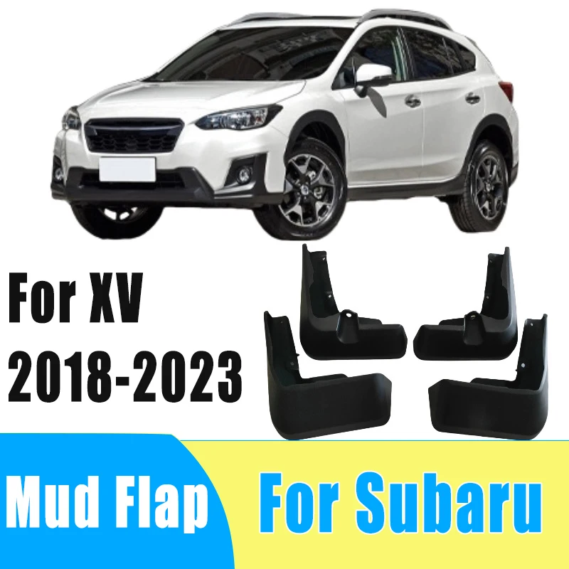 

4pcs Automotive Tire Mudguard Waterproof Prevent Mud Splashing Car Mud Flap Fender Trim Accessories For Subaru XV 2018-2023 2022