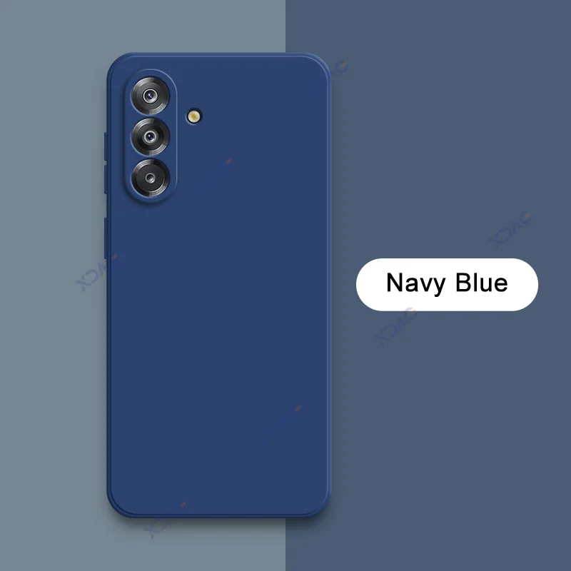 Luxury Cellphones Case for Samsung Galaxy A17 Camera Protection SamsungA17 Soft Fashion Cover Square Liquid Silicone Armor Coque
