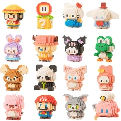 Kuromi Mini Building Blocks Super Mario Cartoon Anime Figure Image Children Puzzle Assembly Toy Bricks Christmas Birthday Gift