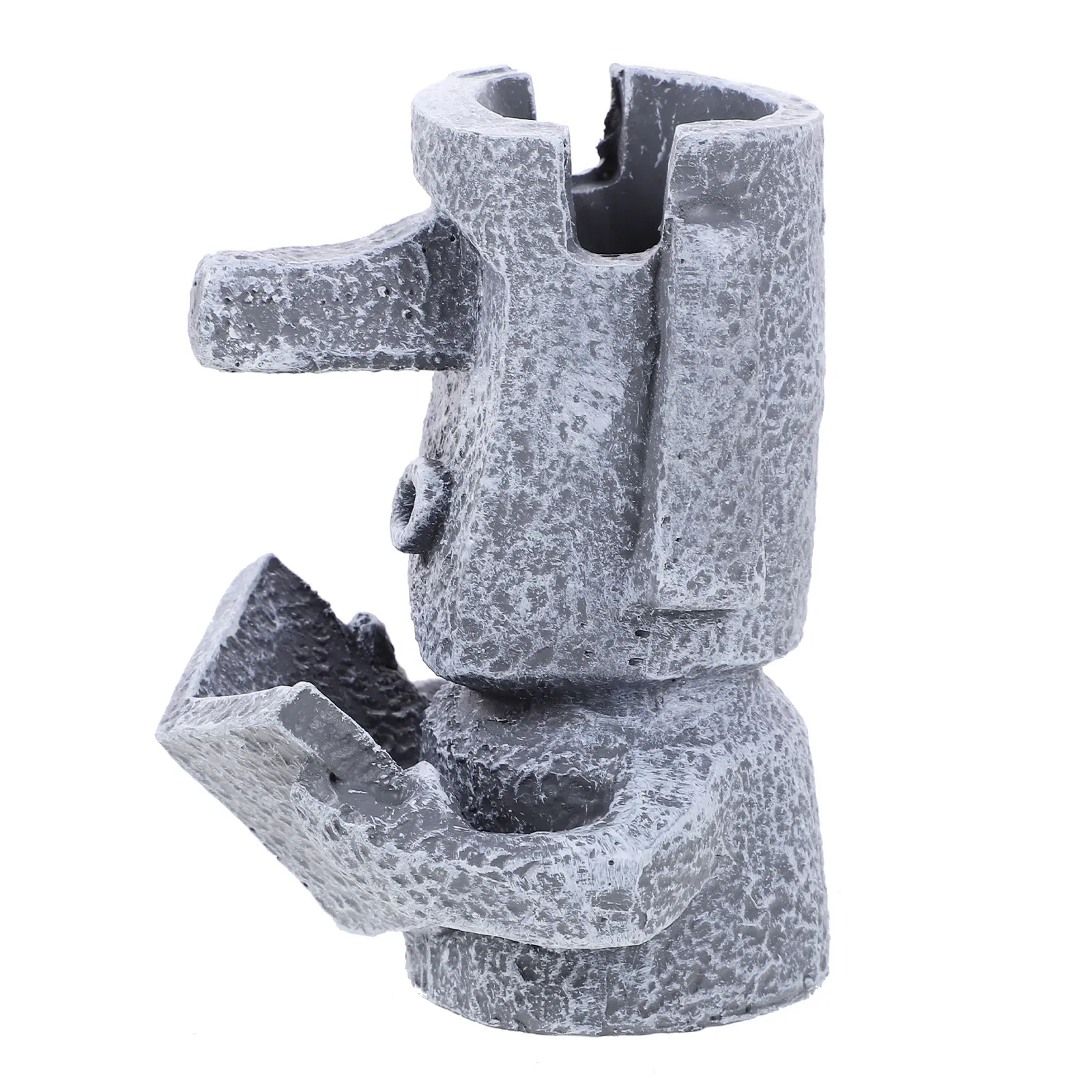 1 قطعة الإبداعية موي حجر الشكل الراتنج حامل قلم النظارات تخزين الرف متعددة الأغراض منظم قرطاسية مكتب المدرسة المنزل #6