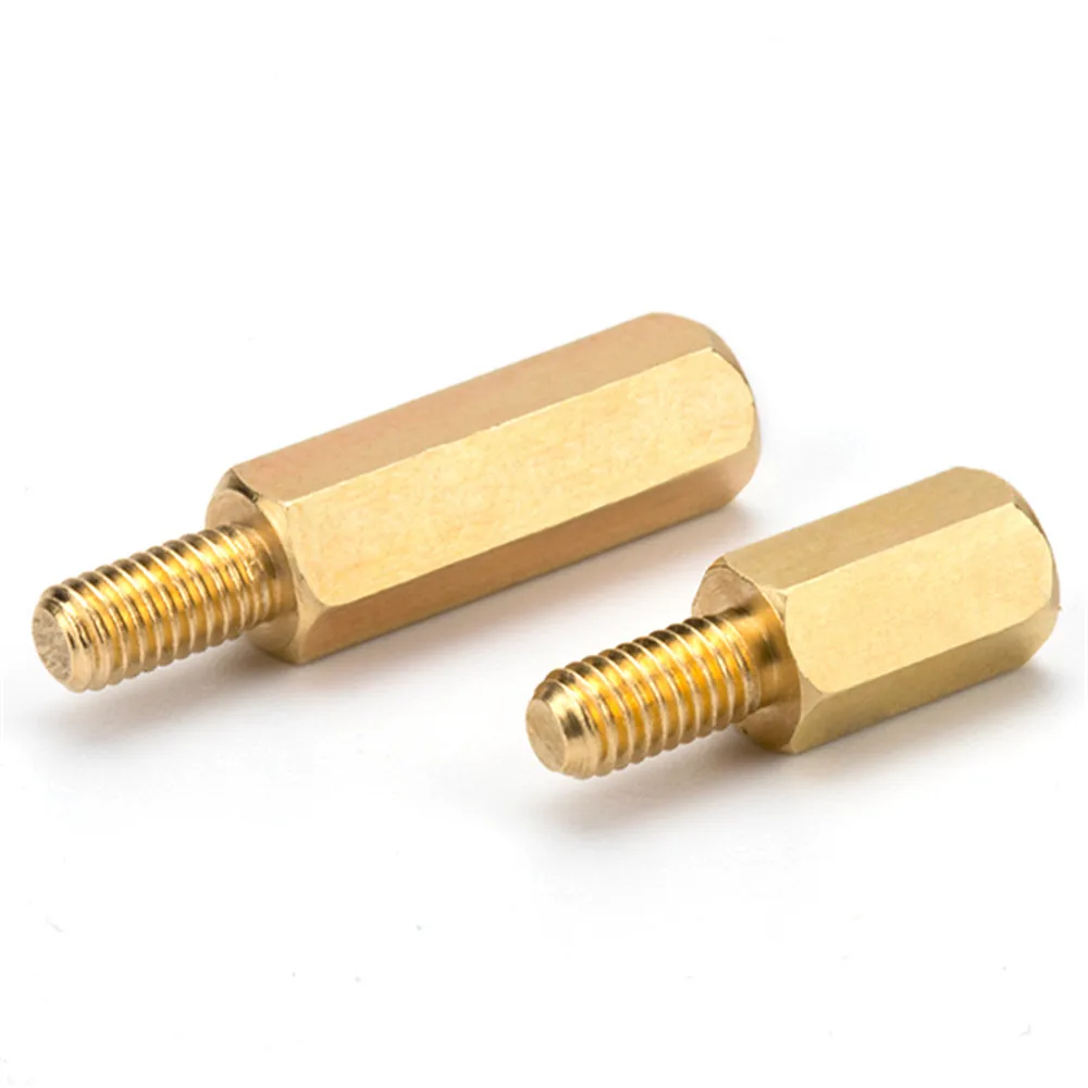 M2 M2.5 M3 M4 M5 M6 Motherboard Brass Hex Standoff PCB Spacer PC Board Stand off Column Stud Copper Pillar Hexagon Bolt Screw