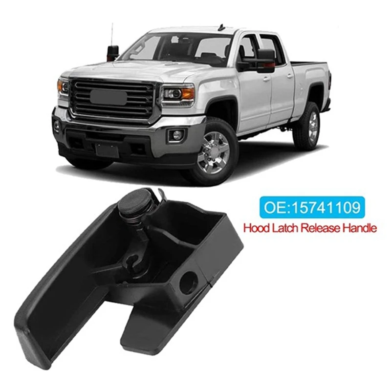 Car Hood Latch Release Pull Handle Lever For Chevrolet GMC Cadillac Yukon Silverado 15741109 912017