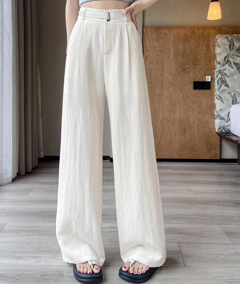 

Women's Loose Fit Pants for Summer Holiday Casual Wear Wide Leg Comfortable Trousers Lightweight Pants
