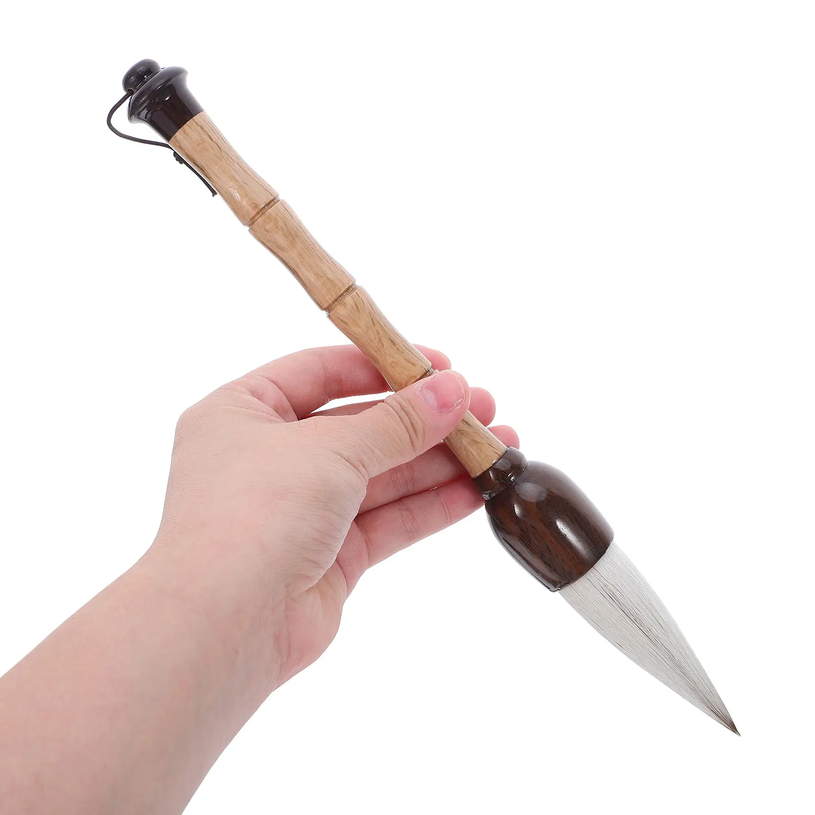 

Large Chinese Calligraphy Brush Japanese Sumi Brushes Traditional Bamboo Handle Mixed Hair Tip For Landscape