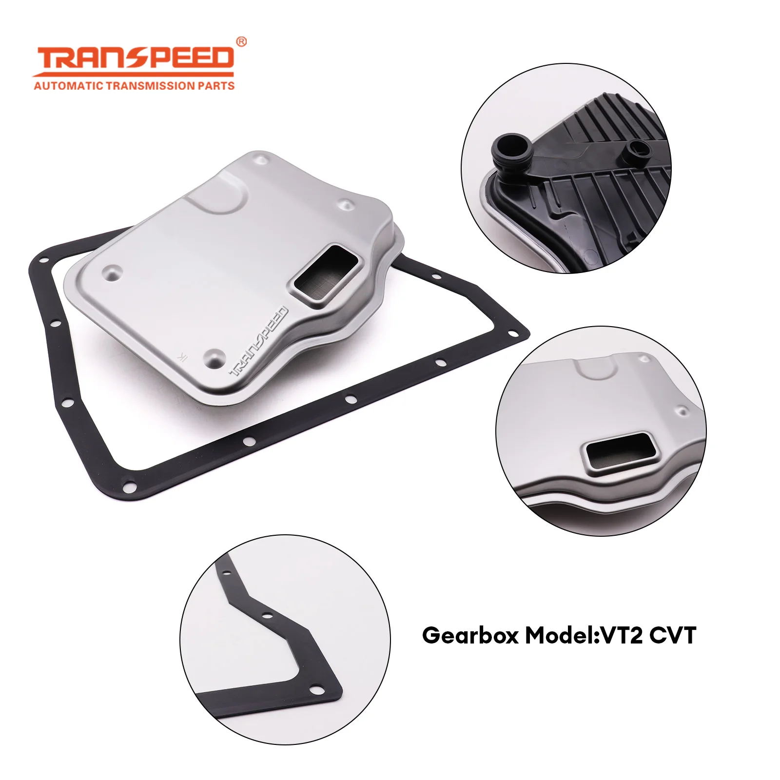 

TRANSPEED VT2 CVT Auto Transmission Cotton Oil Filter & Oil Pan Gasket For MINI Cooper