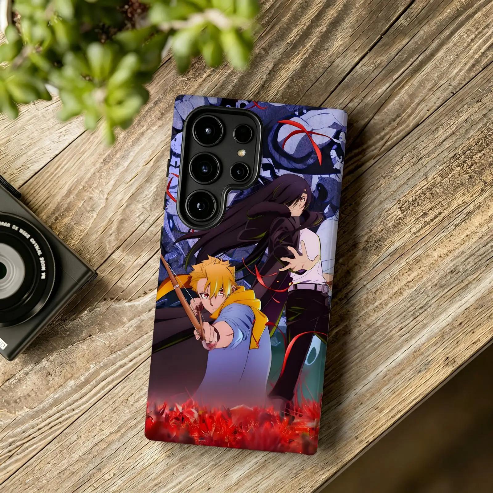 Phone Case For Samsung Galaxy S26 25 S24 S23 S22 S21 Ultra Glossy Film Phone Case DAEMONS OF THESHADOW REALM view 2