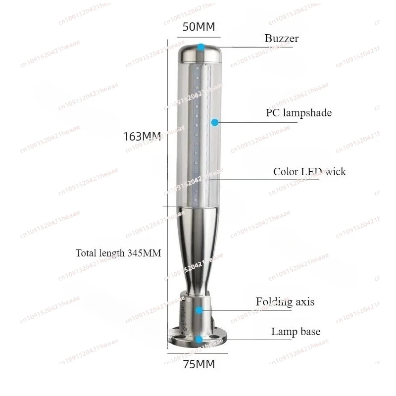 

Подходит для 24В светозвуковых сигнальных устройств, многослойный индикаторный светильник, светодиодный трехцветный сигнальный фонарь для бейсбольных бит.
