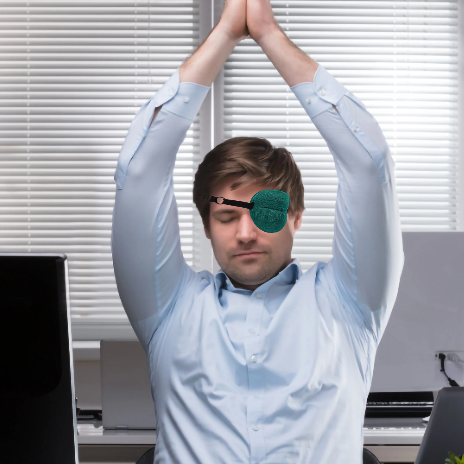 

4pcs Patches For Reusable Washable Amblyopia Lazy Patch Single Eye Cover Strabismus Correction Tool Eye Care