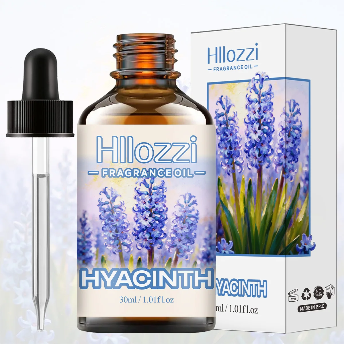 Hyazinthenöl hat ein erfrischendes Aroma und eignet sich für Aromadiffusoren, Luftbefeuchter und DIY-Bastelarbeiten.