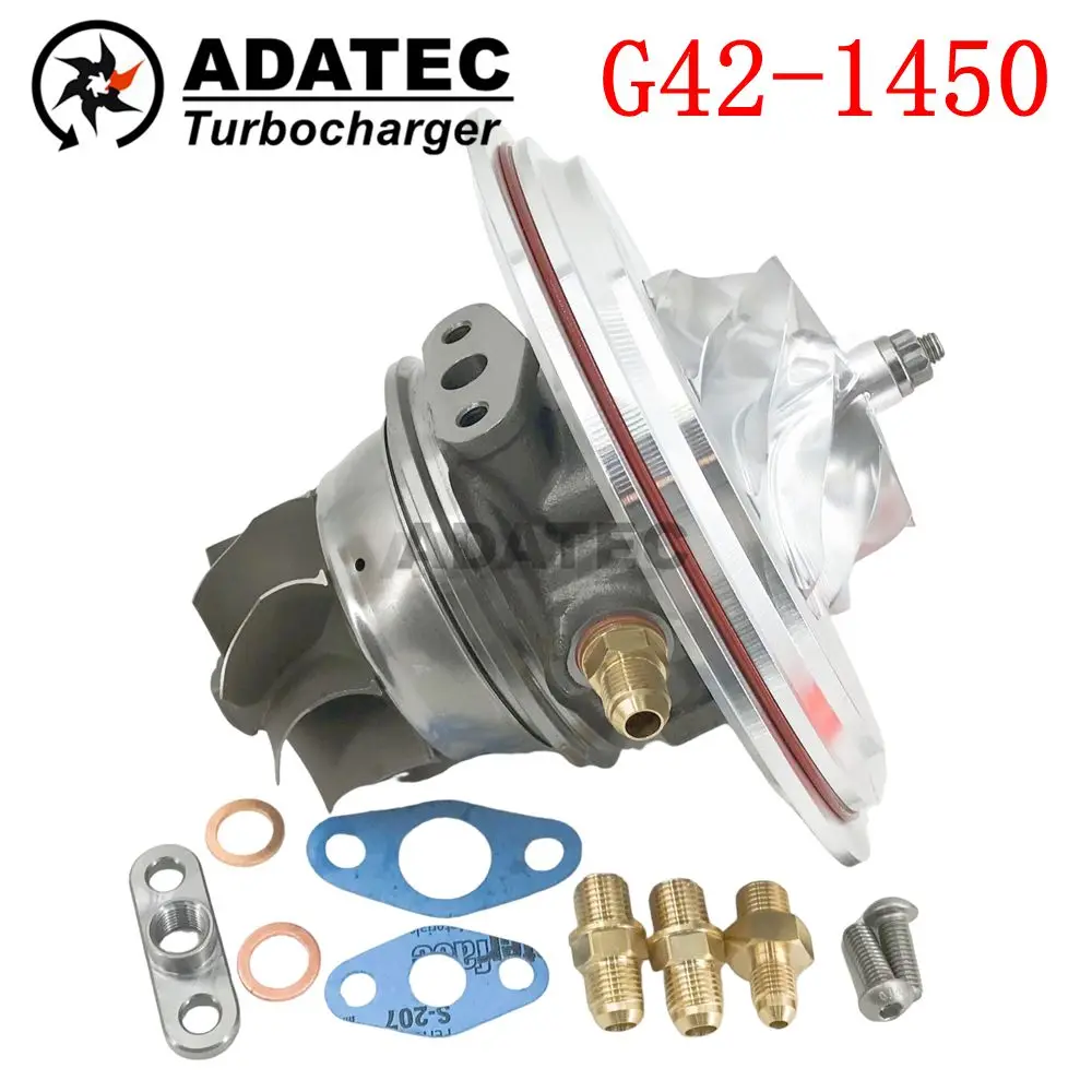 

G42-1450 Turbo Cartridge 525-1450HP 2.0L-8.0L Dual Ceramic Ball Bearing Billet Wheel Turbocharger CHRA