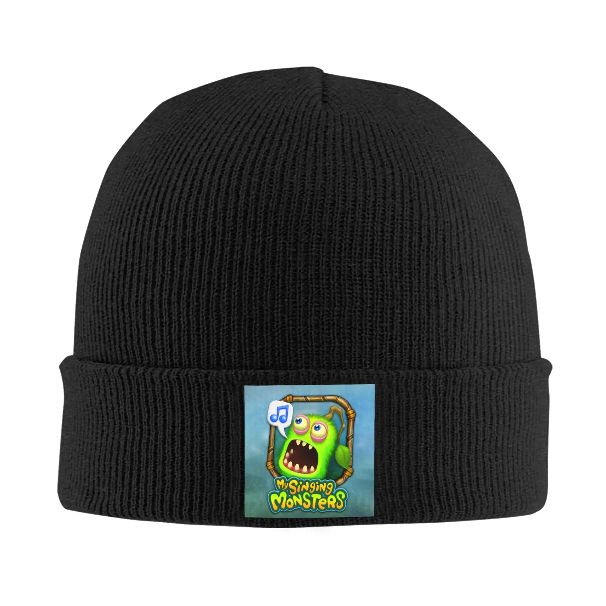 My Singing Monsters Beanie Cap Unisex Winter Warm Bonnet Femme Knit Hat Street Outdoor Cartoon Anime Game Skullies Beanies Hats