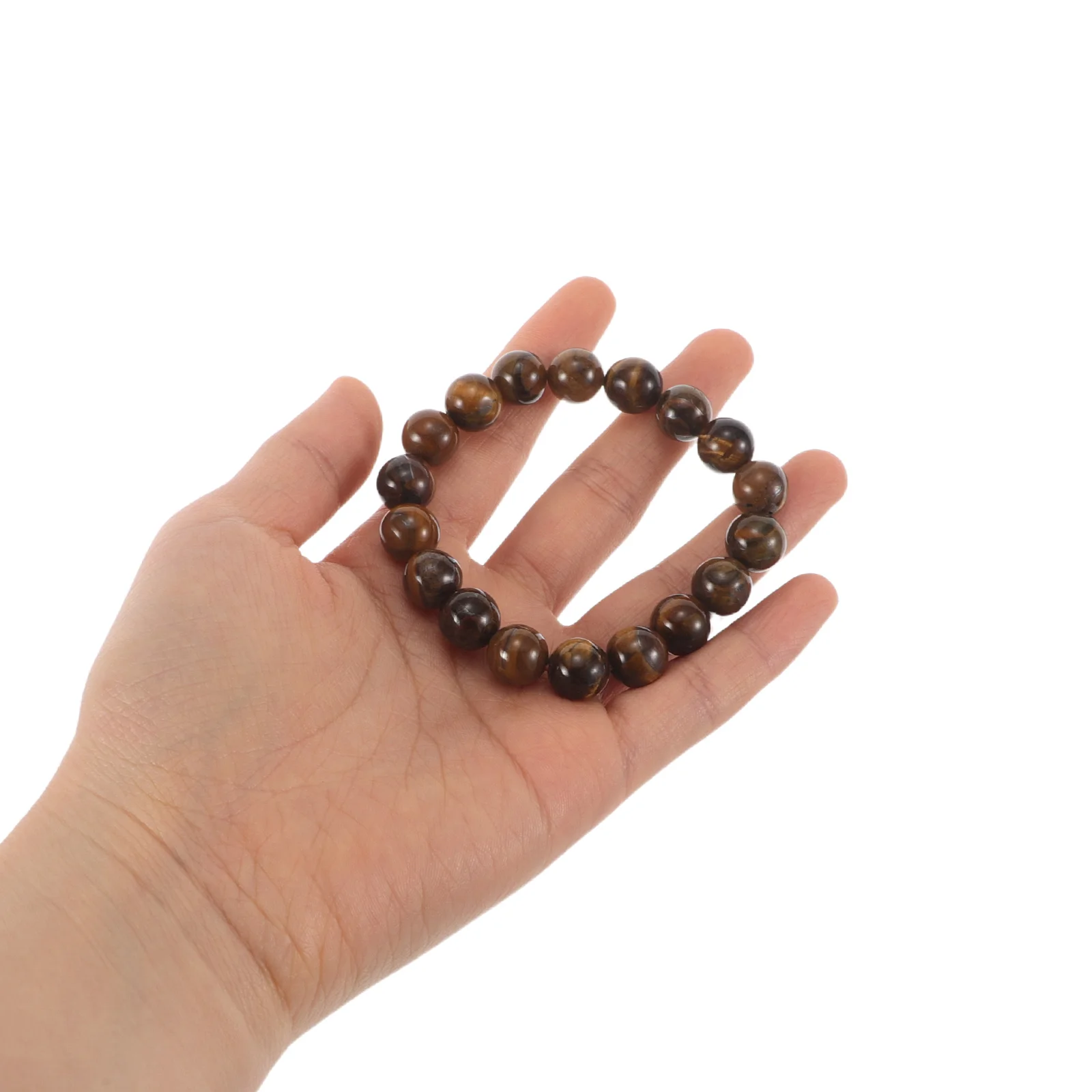 

Bracelet Handmade Beaded Feng Shui Beads Stretch Crystal for Men Elastic