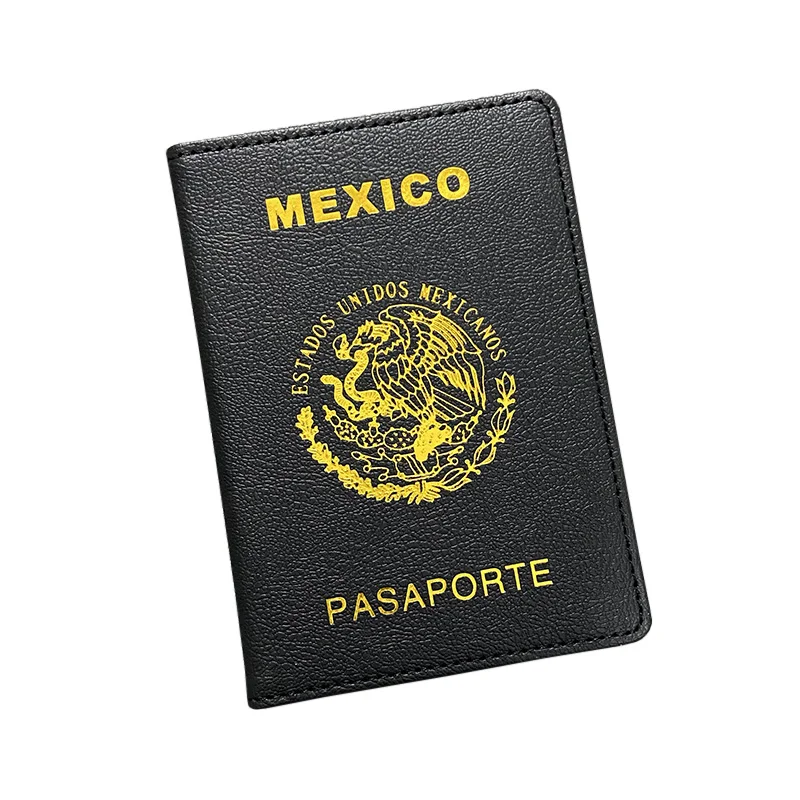 Pu Leather Mexico Passport Case Estados Unidos Mexicanos Travel Document Protective Certification Cover Card Holder