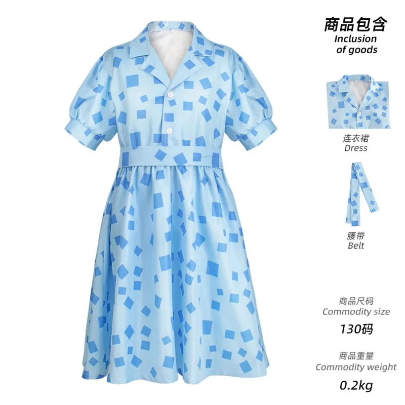 Ss13Movie Roald Dahls o vestido musical Matilda crianças mulheres meninas uniforme escolar casaco chapéu saia fantasia cosplay S