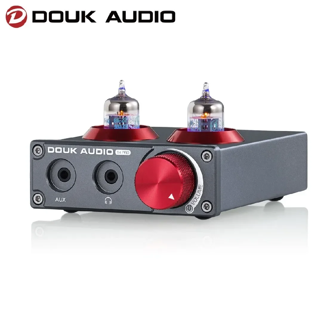 Douk Audio Mini JAN5654 Valve Tube Phono Stage Preamp Headpone Amp HiFi Stereo Audio Preamp for Phone/Turntable/MP3