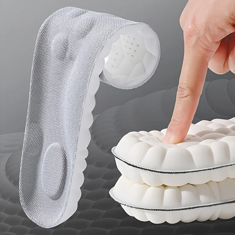 1 Paar/2 Paare/4 Paare Hochelastische Latex-Sporteinlagen Weiche Schuhpolster mit Gewölbestütze Orthopädische Einlagen Atmungsaktive Deodorant-Einlegesohlen – Detail 9