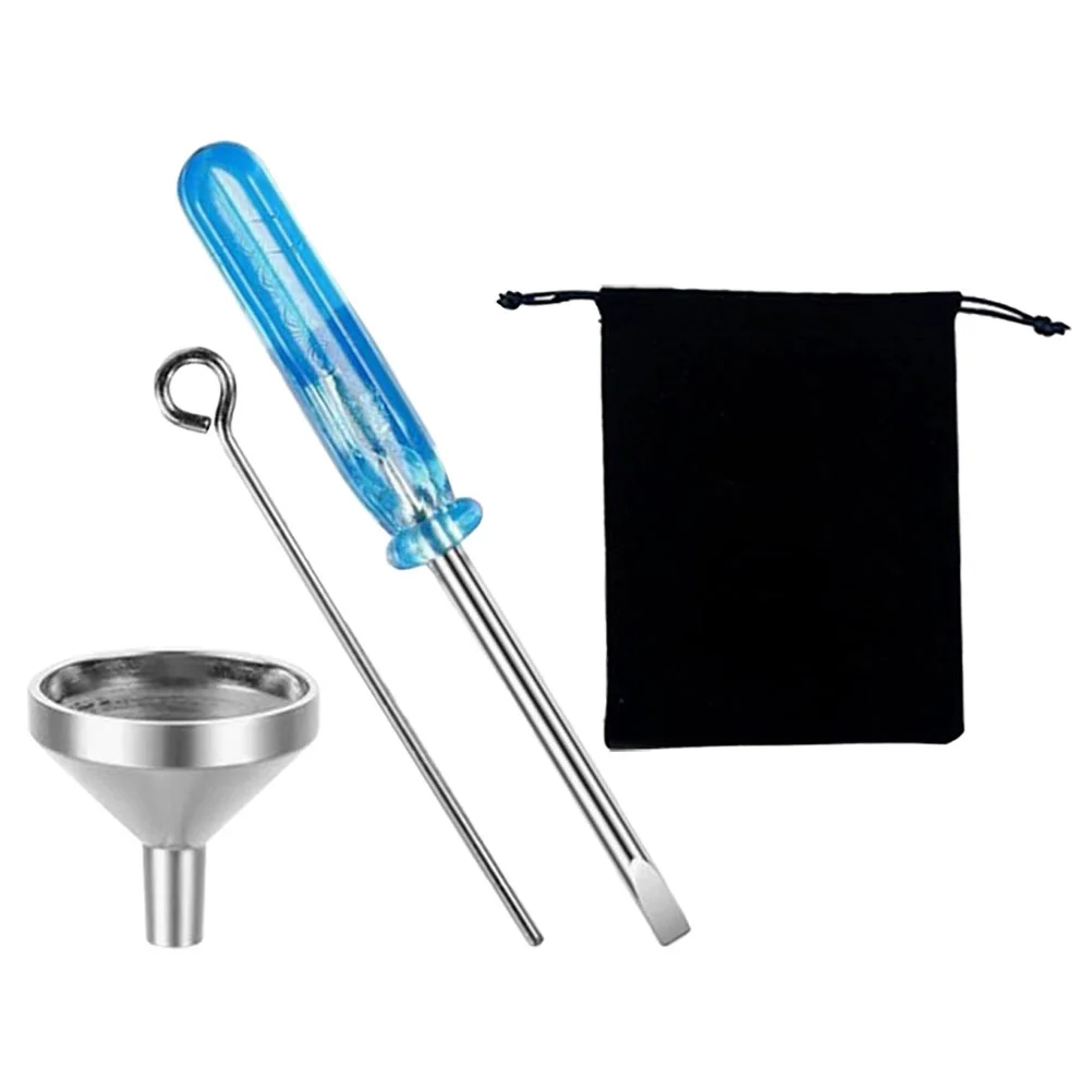 

Ashes Filling Tool Tiny Funnel Metal Mini Urn of The Lid Funnels Refill Locket Small For Screwdriver