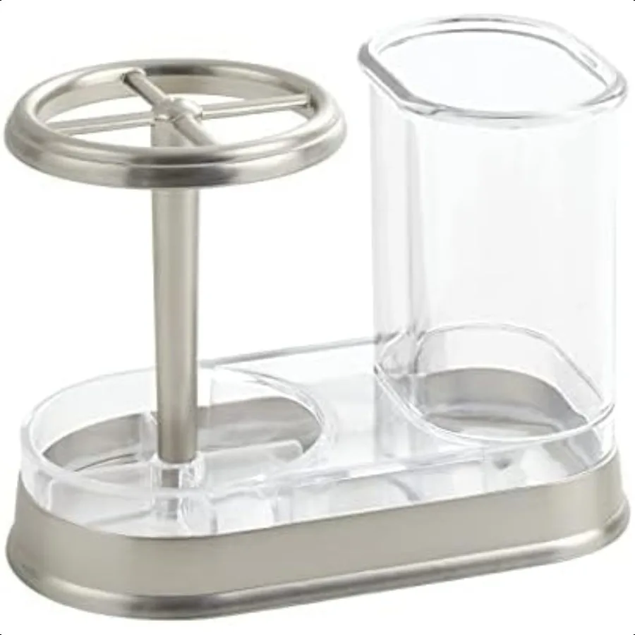 

Декоративный органайзер для хранения зубов в ванной комнате, подставка для электрической вращения зубной щетки, зубной пасты, компактный дизайн для столешницы