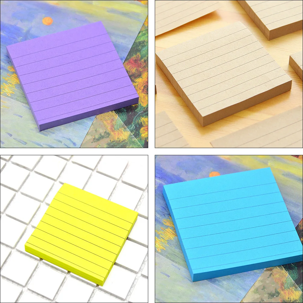 1Set Student Memo Notes Adhesive Decals Multiuse for Wall Blackboards Computers Desk Surfaces Fridge Memo Pads