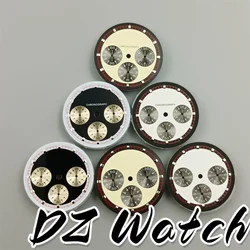 DZ 30mm/31.5mm VK63 Watch Dial Modified Watch Accessories Six Needle Quartz Dial Suitable For VK63 Movement Men's Watch Parts