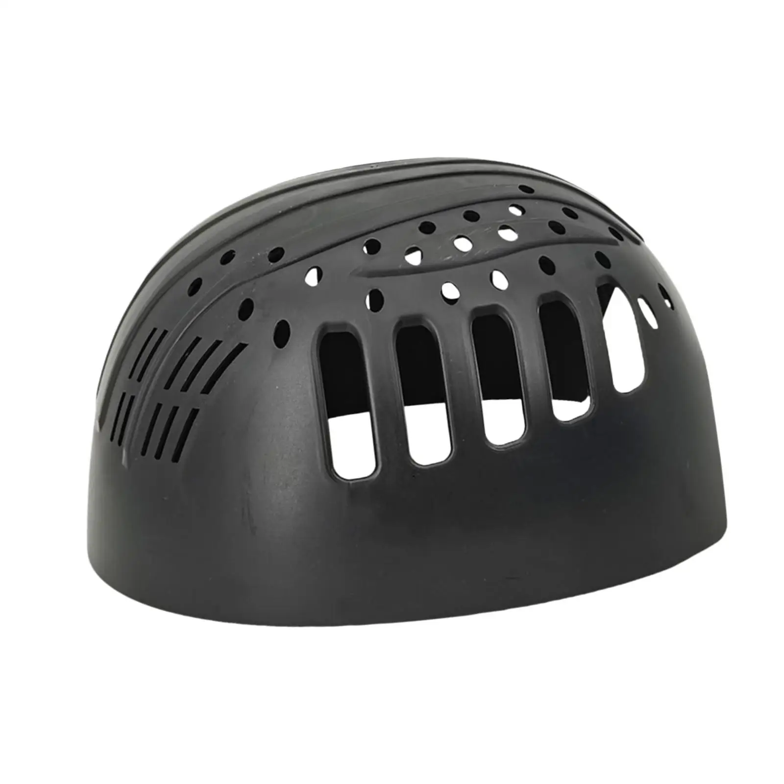 Bump Cap Insert with Venting Black Multipurpose Impact Resistant Cap Inner Shell