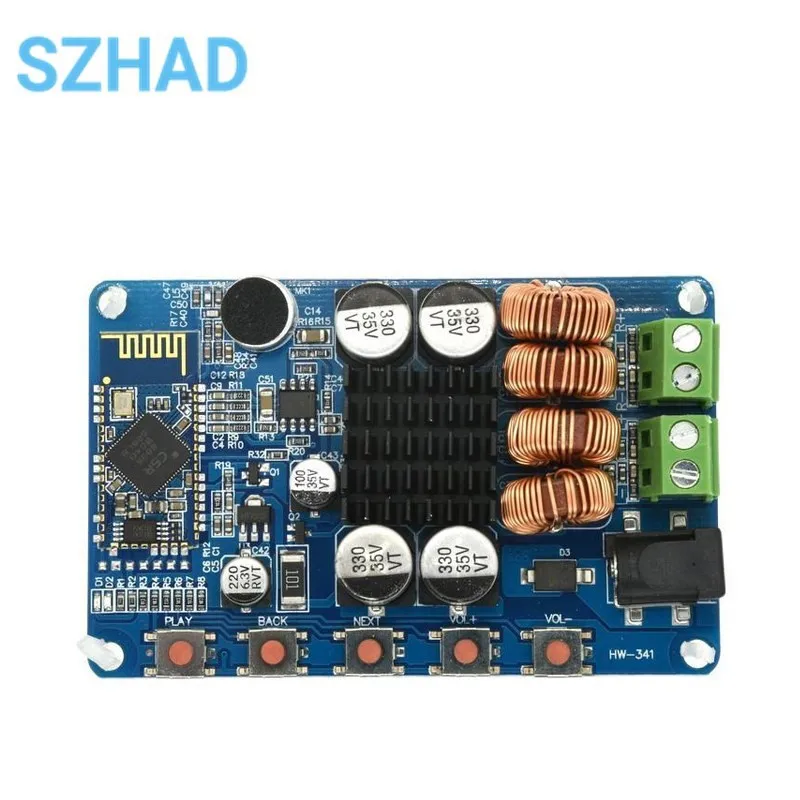 Receiver Board Bluetooth-compatible 4.0 Power Amplifier TPA3116 / 3118 Digital Amplifier Module Board